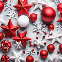 Xmas balls background - free download