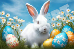 Paques lapin oeufs - Rabbit easter egg Free-stock-photos