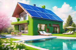 Ecologic solar modern house