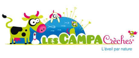 Création du Logo LesCampaCrèches, crèches à la campagne